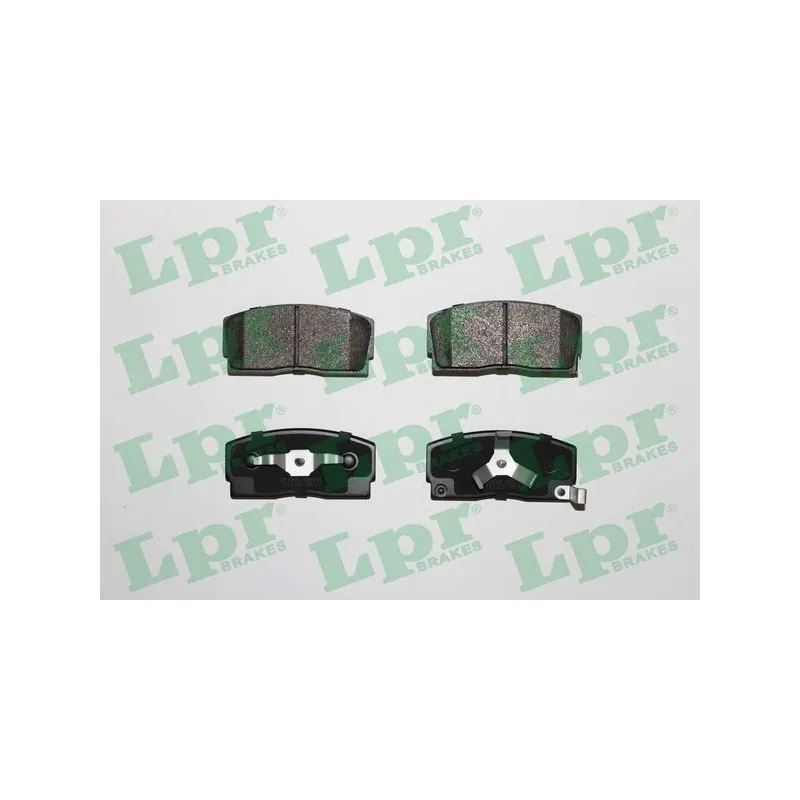 Jeu de 4 plaquettes de frein avant LPR 05P055