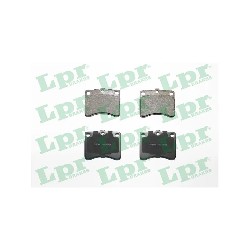 Jeu de 4 plaquettes de frein avant LPR 05P056