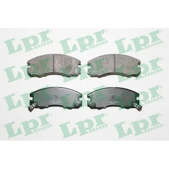 Jeu de 4 plaquettes de frein avant LPR 05P060