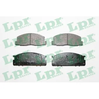 Jeu de 4 plaquettes de frein avant LPR 05P063