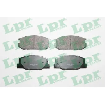 Jeu de 4 plaquettes de frein avant LPR 05P064