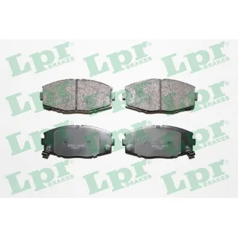 Jeu de 4 plaquettes de frein avant LPR 05P065