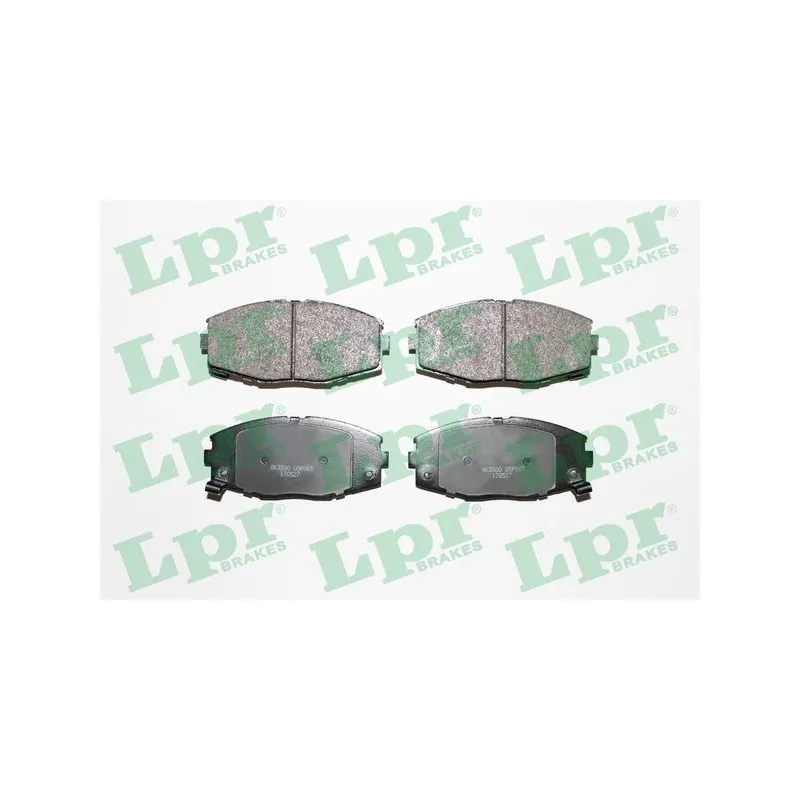 Jeu de 4 plaquettes de frein avant LPR 05P065