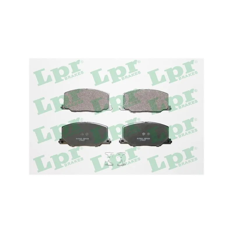 Jeu de 4 plaquettes de frein avant LPR 05P068