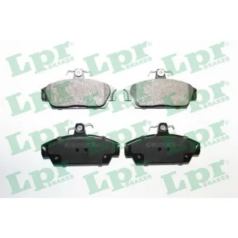 Jeu de 4 plaquettes de frein avant LPR 05P069