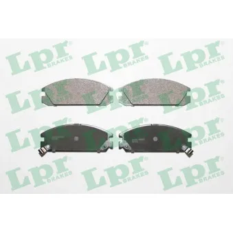 Jeu de 4 plaquettes de frein avant LPR 05P073