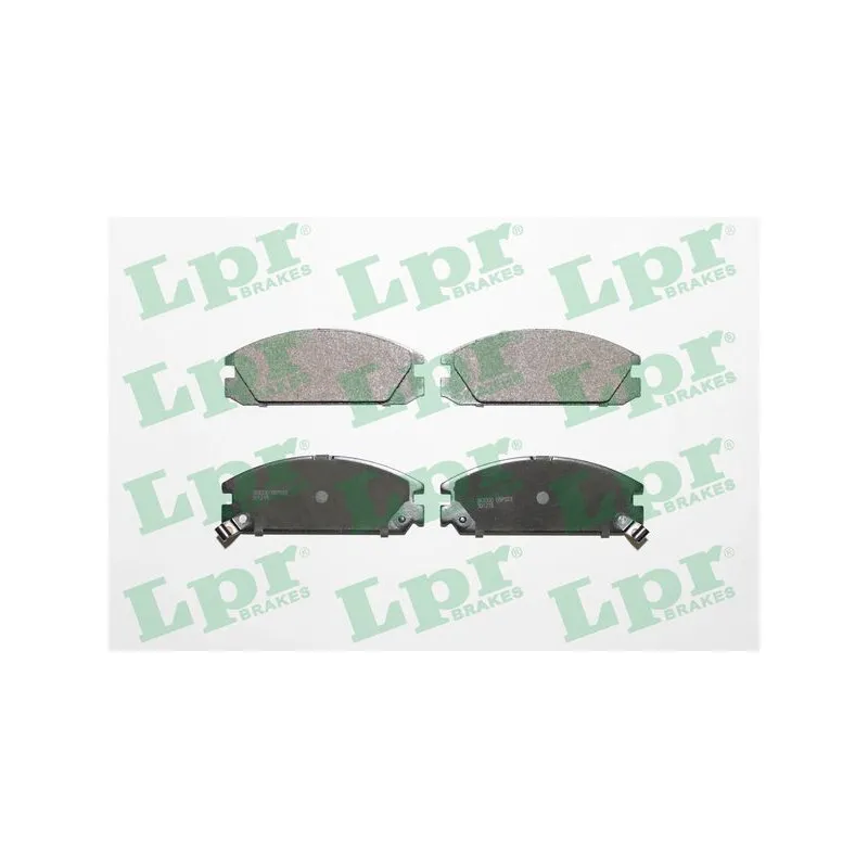 Jeu de 4 plaquettes de frein avant LPR 05P073