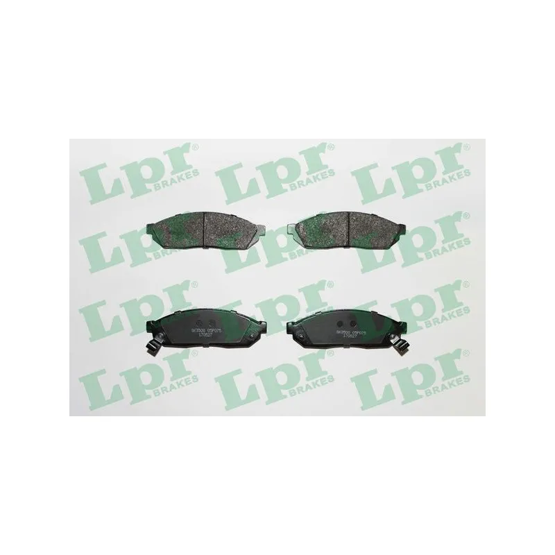 Jeu de 4 plaquettes de frein avant LPR 05P075