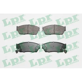 Jeu de 4 plaquettes de frein avant LPR 05P076