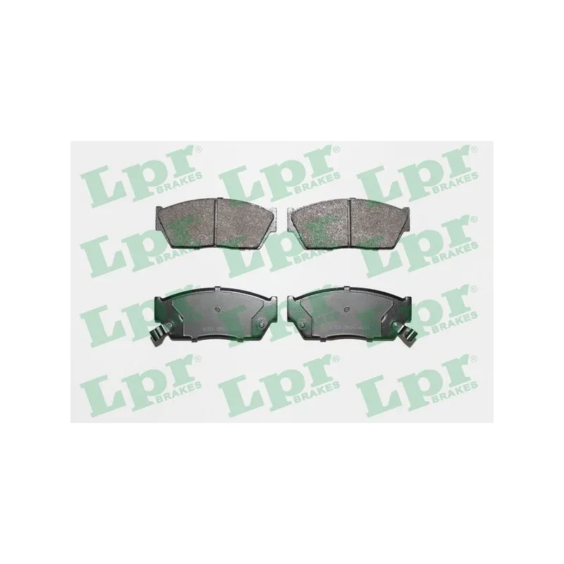 Jeu de 4 plaquettes de frein avant LPR 05P076