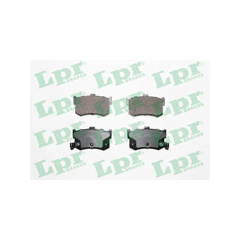 Jeu de 4 plaquettes de frein arrière LPR 05P079
