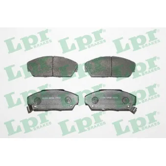 Jeu de 4 plaquettes de frein avant LPR 05P080