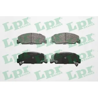 Jeu de 4 plaquettes de frein avant LPR 05P083