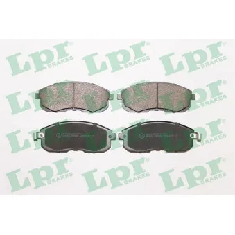 Jeu de 4 plaquettes de frein avant LPR 05P090