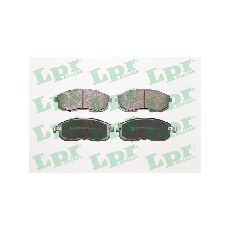 Jeu de 4 plaquettes de frein avant LPR 05P090