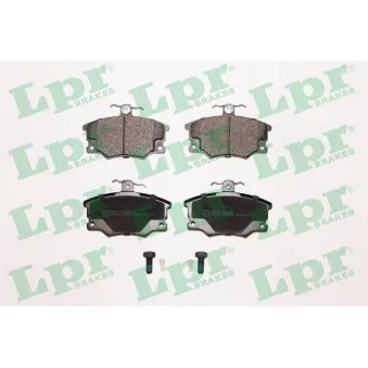 Jeu de 4 plaquettes de frein avant LPR 05P094