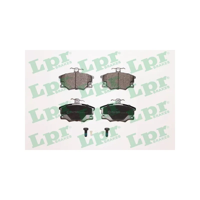 Jeu de 4 plaquettes de frein avant LPR 05P094