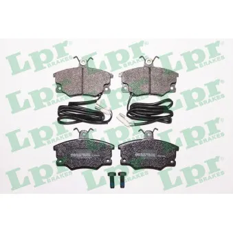 Jeu de 4 plaquettes de frein avant LPR 05P096