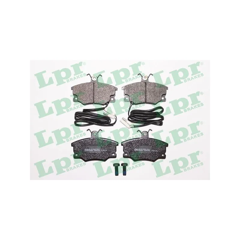 Jeu de 4 plaquettes de frein avant LPR 05P096