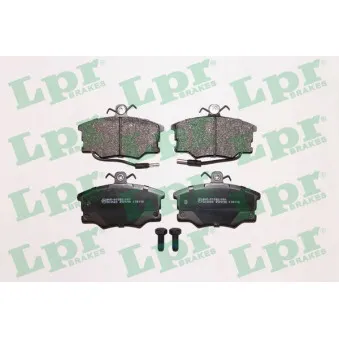 Jeu de 4 plaquettes de frein avant LPR 05P098
