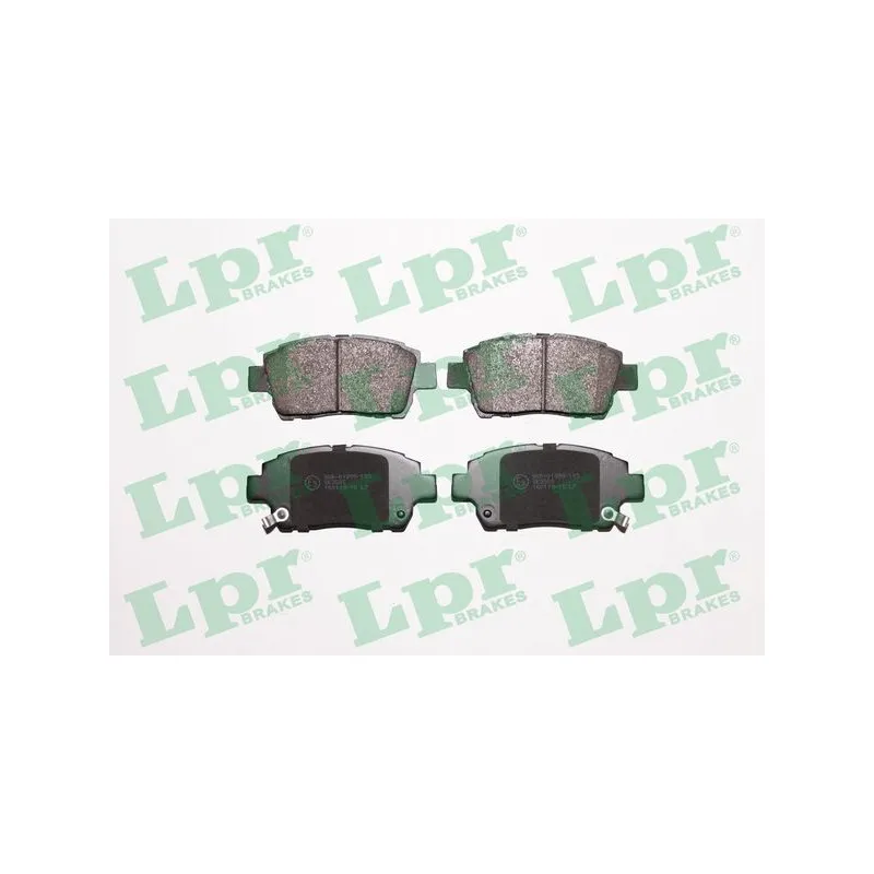 Jeu de 4 plaquettes de frein avant LPR 05P1003