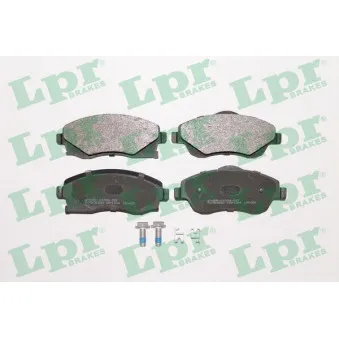 Jeu de 4 plaquettes de frein avant LPR 05P1004