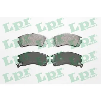 Jeu de 4 plaquettes de frein avant LPR 05P1011