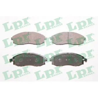 Jeu de 4 plaquettes de frein avant LPR 05P1015