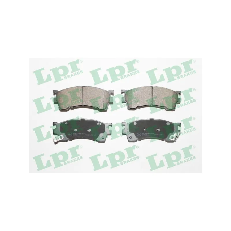 Jeu de 4 plaquettes de frein avant LPR 05P1017