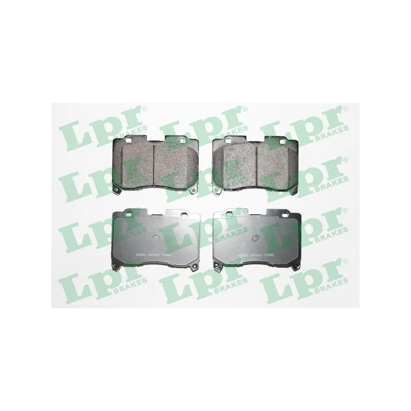 Jeu de 4 plaquettes de frein avant LPR 05P1023