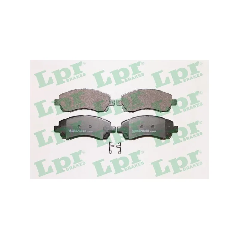Jeu de 4 plaquettes de frein avant LPR 05P1025