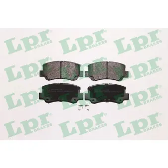 Jeu de 4 plaquettes de frein avant LPR 05P1028