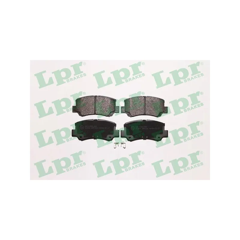 Jeu de 4 plaquettes de frein avant LPR 05P1028