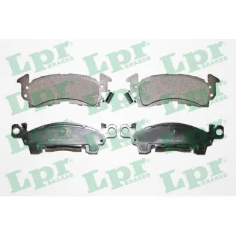 Jeu de 4 plaquettes de frein avant LPR 05P1032