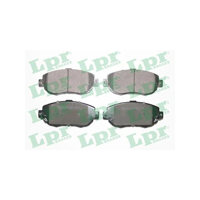 Jeu de 4 plaquettes de frein avant LPR 05P1033