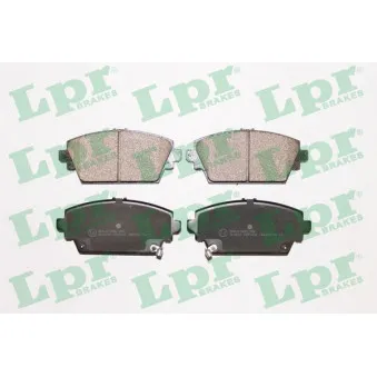 Jeu de 4 plaquettes de frein avant LPR 05P1036