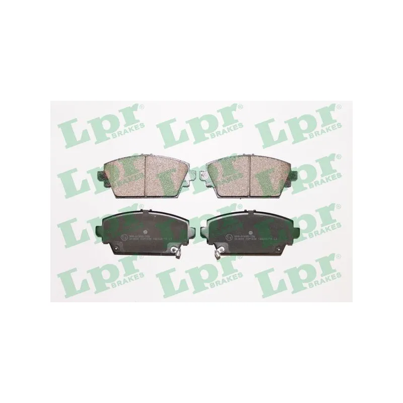 Jeu de 4 plaquettes de frein avant LPR 05P1036