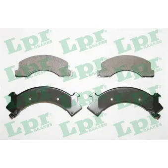 Jeu de 4 plaquettes de frein avant LPR 05P1040