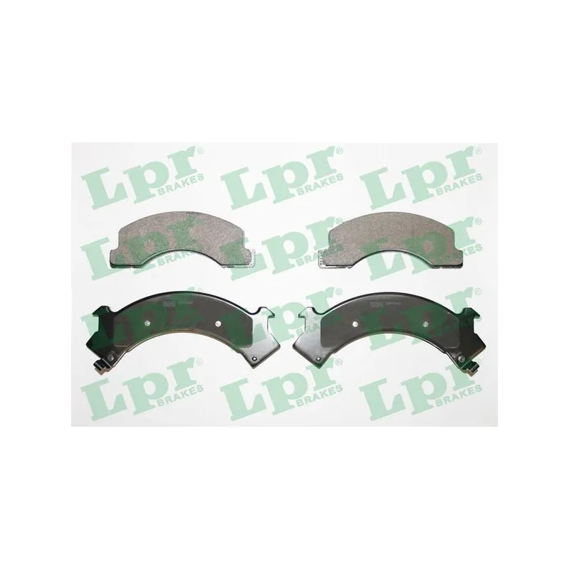 Jeu de 4 plaquettes de frein avant LPR 05P1040
