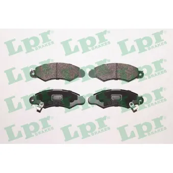 Jeu de 4 plaquettes de frein avant LPR 05P1041