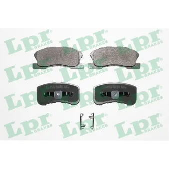 Jeu de 4 plaquettes de frein avant LPR 05P1042