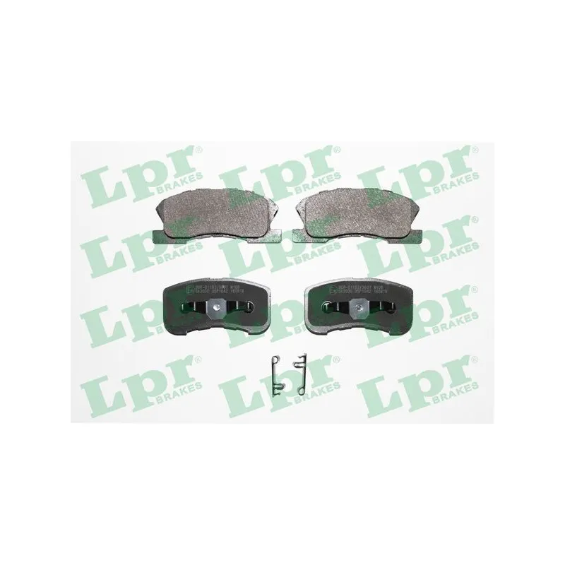 Jeu de 4 plaquettes de frein avant LPR 05P1042