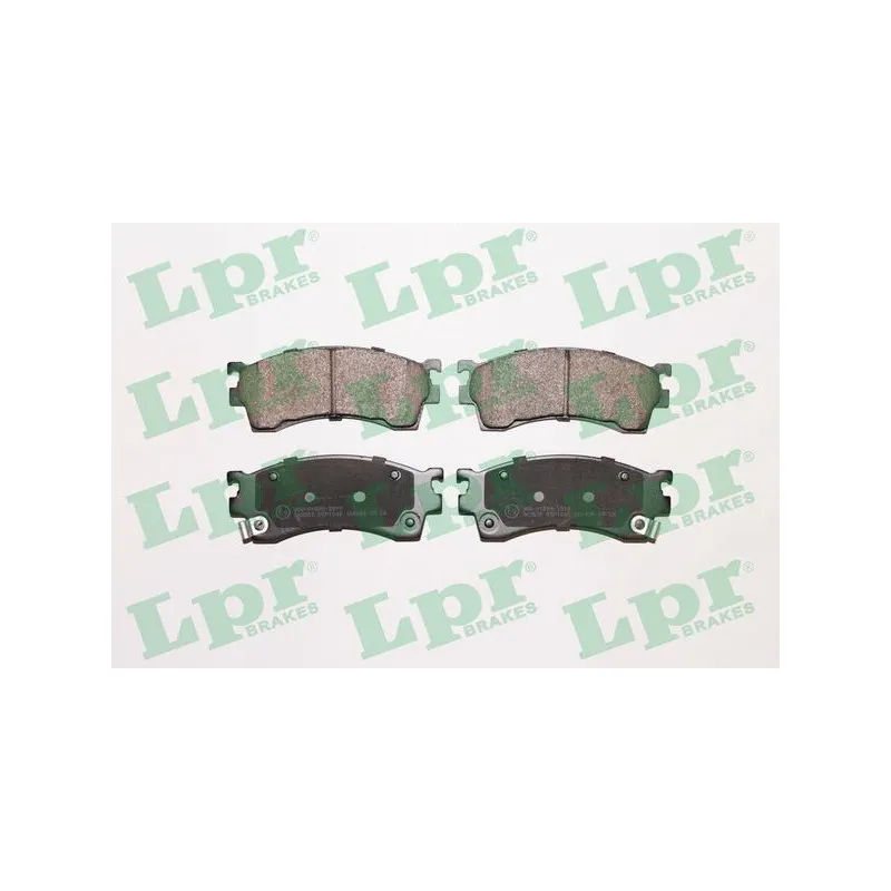 Jeu de 4 plaquettes de frein avant LPR 05P1045