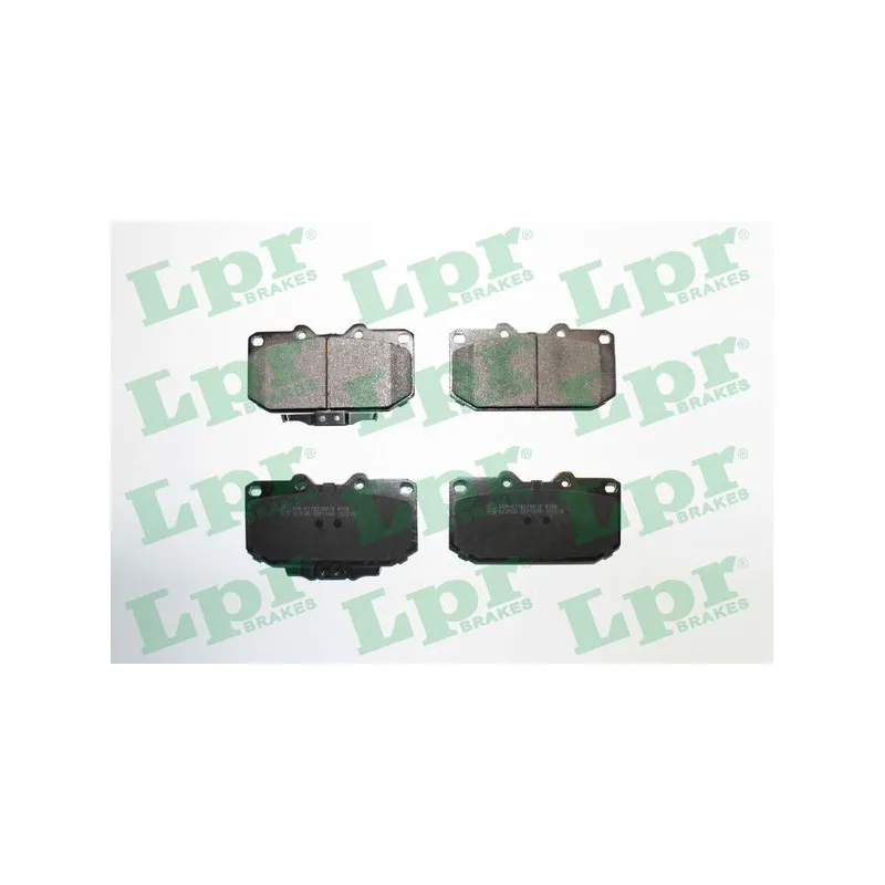 Jeu de 4 plaquettes de frein avant LPR 05P1049