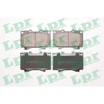 Jeu de 4 plaquettes de frein avant LPR 05P1050