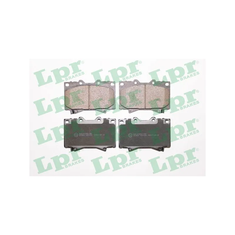 Jeu de 4 plaquettes de frein avant LPR 05P1050