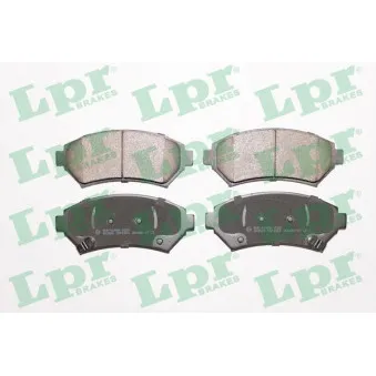 Jeu de 4 plaquettes de frein avant LPR 05P1054