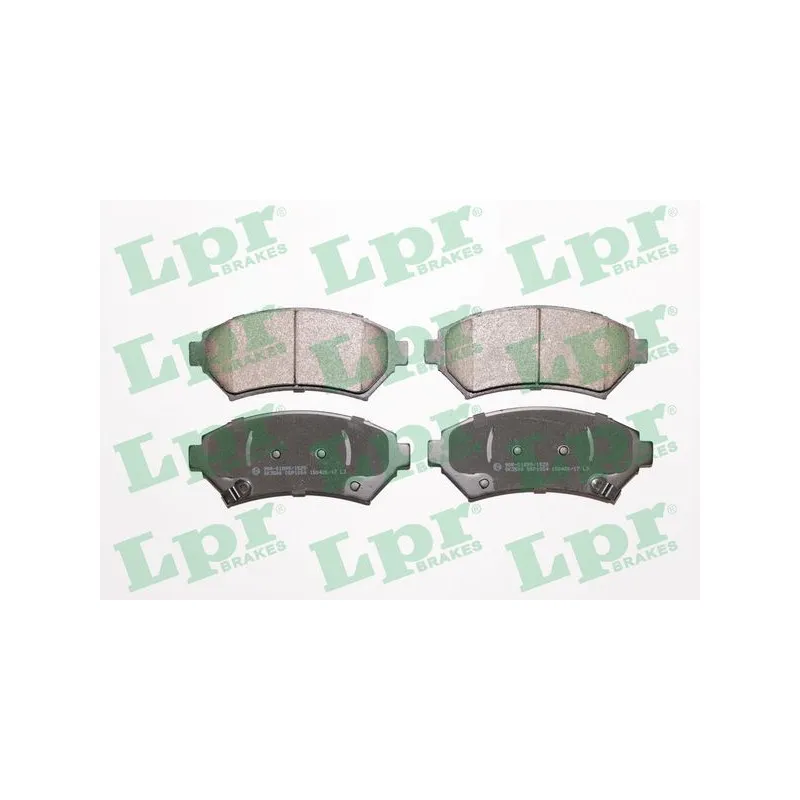Jeu de 4 plaquettes de frein avant LPR 05P1054