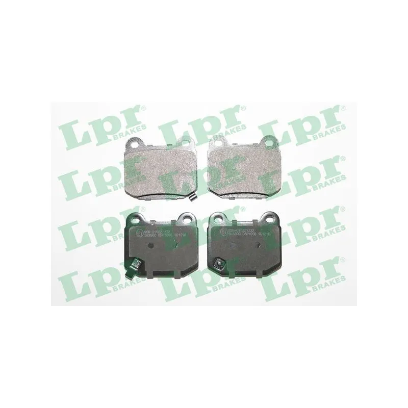 Jeu de 4 plaquettes de frein arrière LPR 05P1056