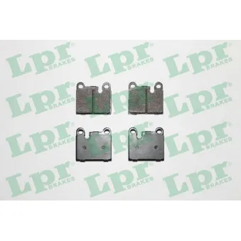 Jeu de 4 plaquettes de frein arrière LPR 05P1057